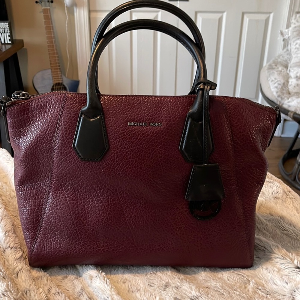 Michael Kors Satchel -new with tags. - Merlot